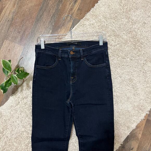 J Brand 28 Metropol Dark Wash Sleek Form-Hugging High Rise Maria Skinny Jeans - Picture 2 of 8